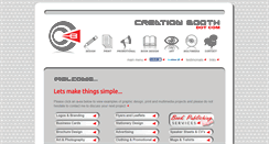 Desktop Screenshot of creationbooth.com